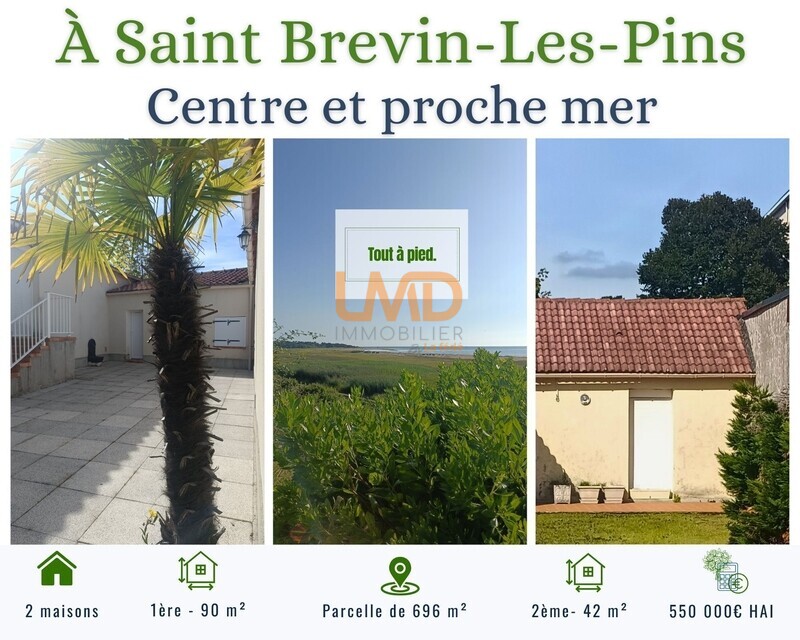 Saint-Brévin-les-Pins – Entre centre-ville et rivage à pied - 1  2 
