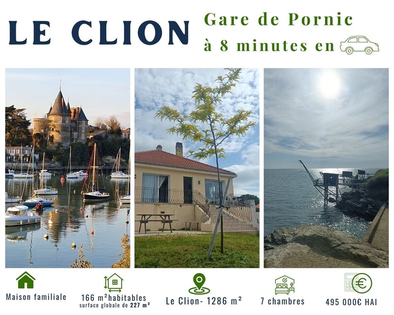 Maison familiale 7 chambres – Le Clion - Le clion 166 m   1 